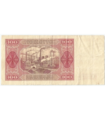 100 zł, 1948, seria EU, stan 3-