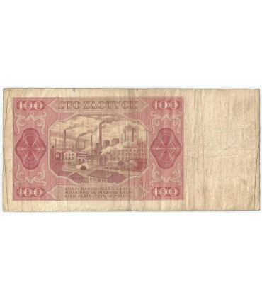100 zł, 1948, seria EL, stan 3-/4+