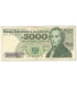 5000 zł Fryderyk Chopin,1986, seria BN, stan 3-