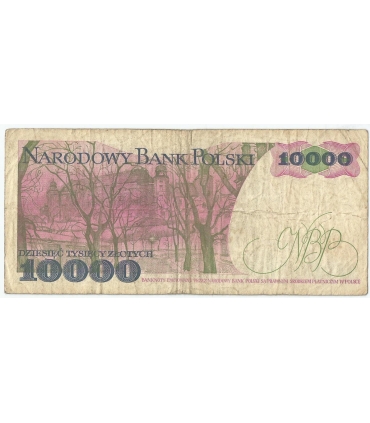 10000 zł Stanisław Wyspiański 1988, seria CC, stan 3-/4+