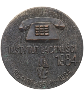 Medal Państwowy Instytut Łączności / Instytut Telekomunikacyjny 1934-1984