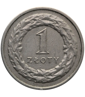 1 złoty, 1990, stan 2-