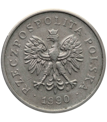 1 złoty, 1990, stan 2-