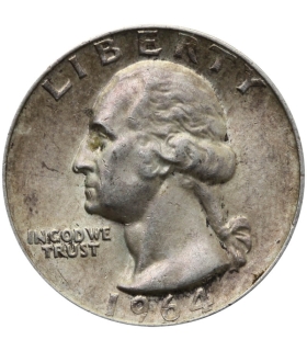 USA, 1/4 dolara Waszyngton, 1964, stan 2-