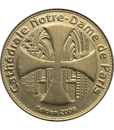 Żeton pamiątkowy Cathédrale Notre-Dame de Paris – Edition 2006