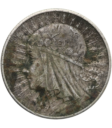 10 złotych Głowa kobiety 1932, stan 3