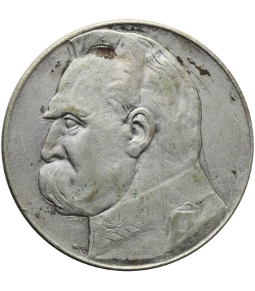 10 złotych Józef Piłsudski 1936, stan 3