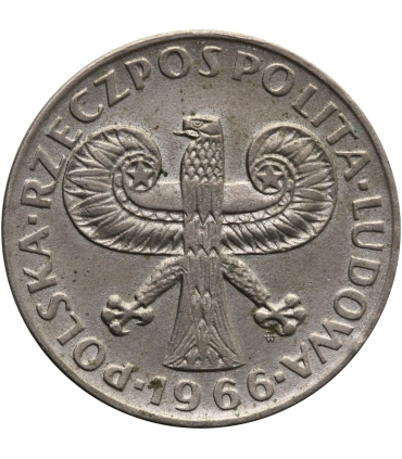 10 złotych Mała kolumna, 1966, stan 1-/2+