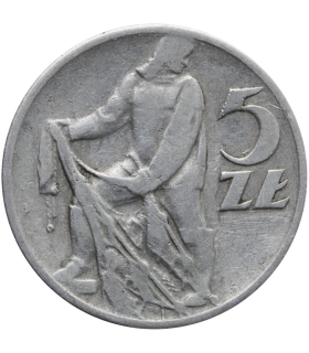 5 zł rybak, 1958, st. 3