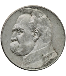 5 złotych Piłsudski 1936, stan 3