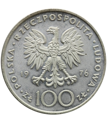 100 zł, Tadeusz Kościuszko, 1976, stan 2