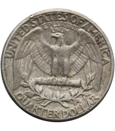 USA ¼ dolara (quarter, 25 centów), 1960 ćwierćdolarówka Waszyngtona, srebro Ag900