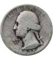 USA ¼ dolara (quarter, 25 centów), 1935, ćwierćdolarówka Waszyngtona, Ag900
