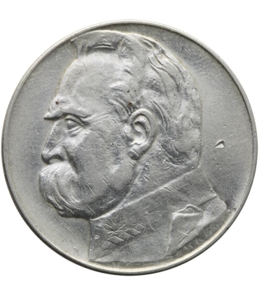 10 złotych Józef Piłsudski 1936, stan 3