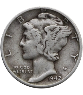 10 centów (one dime), 1942, srebro Ag900