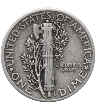 10 centów (one dime), 1942, srebro Ag900