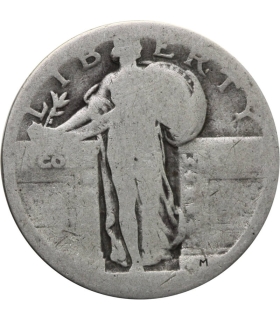 USA ¼ dolara (quarter, 25 centów), Standing Liberty, 1916-1930, srebro Ag900