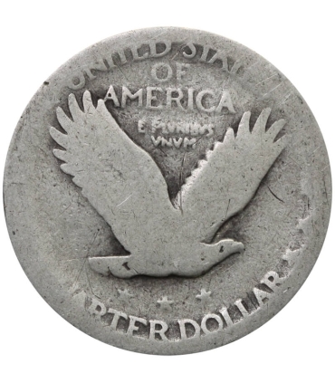 USA ¼ dolara (quarter, 25 centów), Standing Liberty, 1916-1930, srebro Ag900