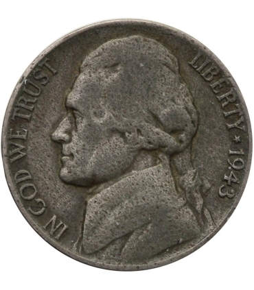 USA 5 centów głowa Indianina / bizon