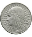 10 złotych Głowa kobiety 1932, stan 2, ładny detal
