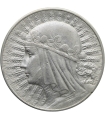 10 złotych Głowa kobiety 1932, stan 2/2-, ładny detal