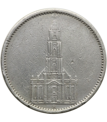 5 marek, Kościół / Wieża, srebro, 1935, A, st. 3