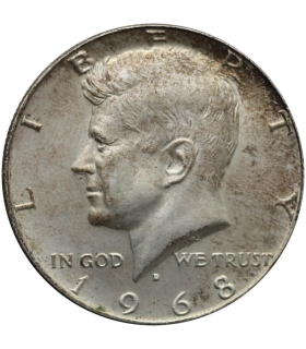 USA 1/2 dolara half dollar Kennedy 1968, stan 2+