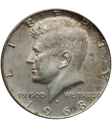 USA 1/2 dolara half dollar Kennedy 1968, stan 2+