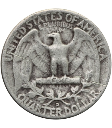 USA ¼ dolara (quarter, 25 centów), 1957 ćwierćdolarówka Waszyngtona, srebro Ag900