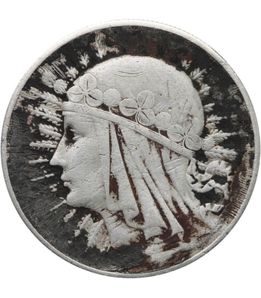 10 złotych Głowa kobiety 1932, stan 3