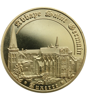 Francja – token Monnaie de Paris 2018: Auxerre Abbaye Saint-Germain