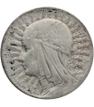 5 złotych głowa kobiety 1933, stan 3-