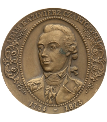Medal Adam Kazimierz Czartoryski 1734-1823 – Kaplica Książąt Czartoryskich Puławy