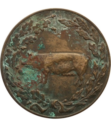 Medal Ministerstwa Rolnictwa – Za osiągnięcia w hodowli trzody chlewnej, wersja srebrzona