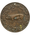 Medal Ministerstwa Rolnictwa – Za osiągnięcia w hodowli trzody chlewnej, wersja brązowa