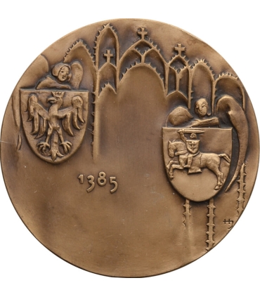 Medal Polska, Bł. Jadwiga, Częstochowa, sygnowany Veritas