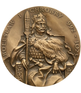 Medal PTAiN Bolesław Chrobry, Poznań, Kołobrzeg,  Kraków, Poznań, Gniezno