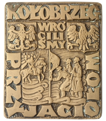 Medal / Plakieta Kołobrzeg Wróciliśmy Przyjaciołom