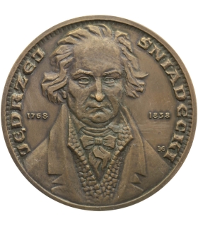Medal: Jędrzej Śniadecki (1768–1838) – Początki teorii chemii – Warszawa 1968