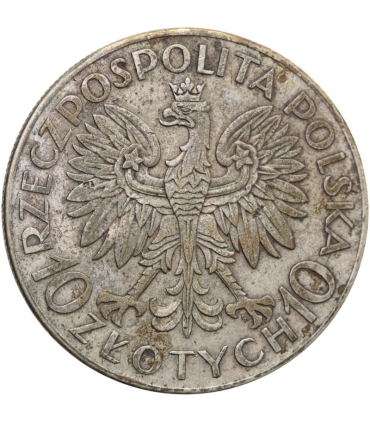 10 zł Jan III Sobieski 1933, stan 3+