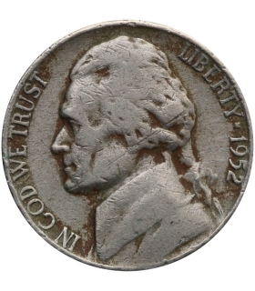 USA 5 centów głowa Indianina / bizon