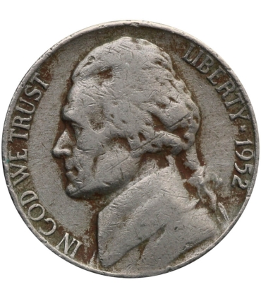 USA 5 centów głowa Indianina / bizon