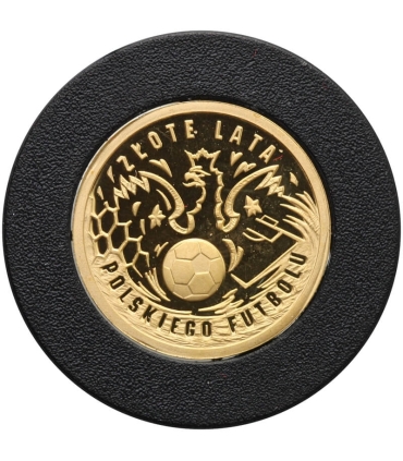 Medal Złote lata polskiego footbalu, Au585, 3.11g