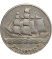 2 zł Żaglowiec 1936, stan 3