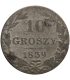Królestwo Polskie 10 groszy 1840 MW, stan 3-