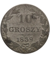 Królestwo Polskie 10 groszy 1839 stan 4