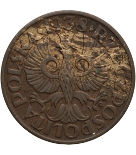 2 grosze 1938, stan 2-