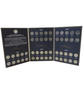 Zestaw 50 monet USA 25 centów State Quarters 2004–2008 UNC – 25 stanów