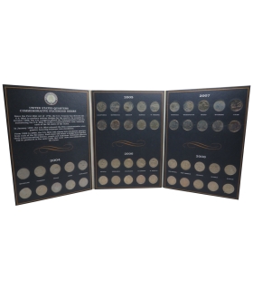 Zestaw 50 monet USA 25 centów State Quarters 2004–2008 UNC – 25 stanów