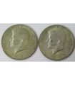 Lot: USA 1/2 dolara half dollar Kennedy 1967 + 1968, stan 2